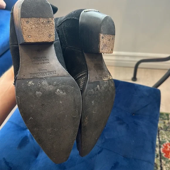 Zadig & Voltaire black western leather boots - Picture 3 of 5